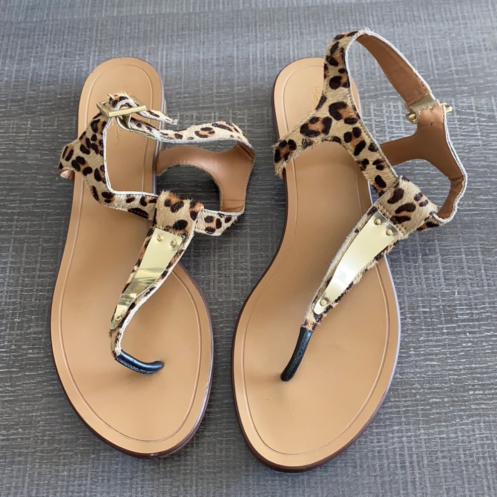 Halogen cheetah sandals